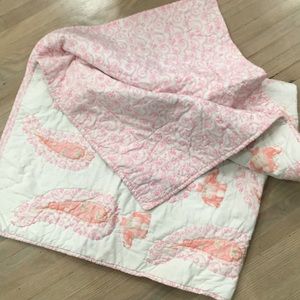 Pottery Barn kids Reversible crib quilt